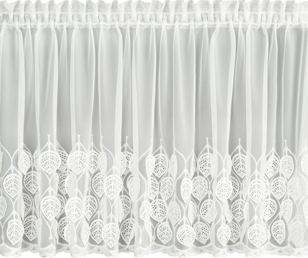 KRÁTKÁ ZÁCLONA NA PÁSCE NIRA 150X70 CM KRÉMOVÁ