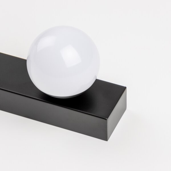 Brilagi - LED Koupelnové osvětlení zrcadla HOLLYWOOD 3xLED/3W/230V IP44 černá