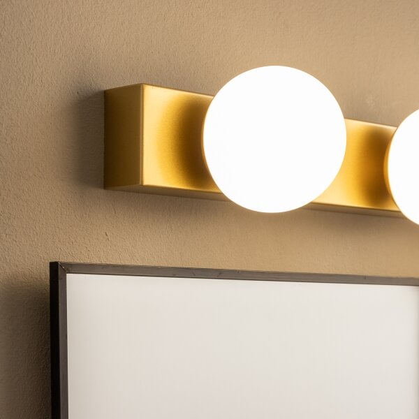 Brilagi - LED Koupelnové osvětlení zrcadla HOLLYWOOD 3xLED/3W/230V IP44 zlatá