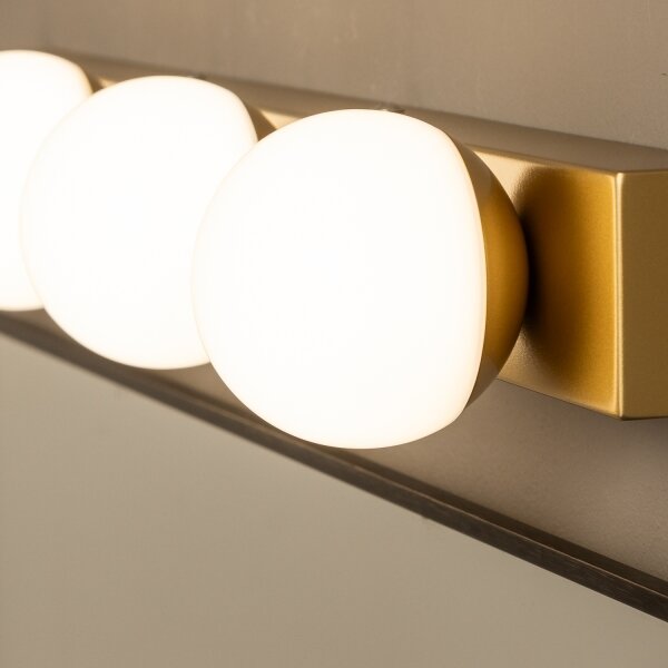 Brilagi - LED Koupelnové osvětlení zrcadla HOLLYWOOD 3xLED/3W/230V IP44 zlatá