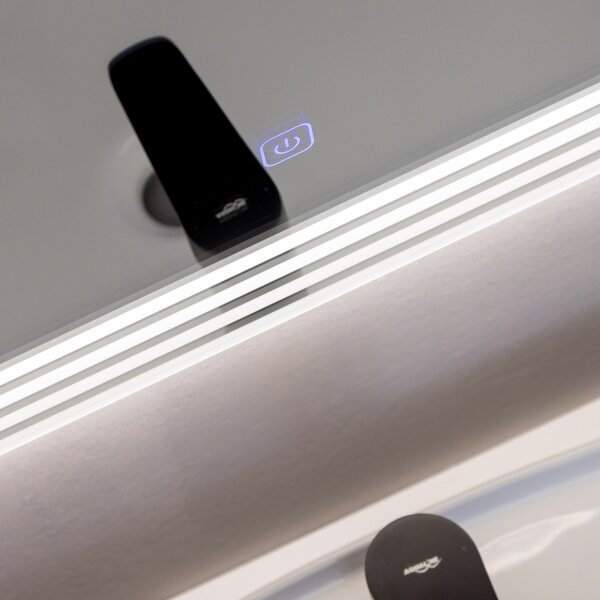 Brilagi - LED Koupel. zrcadlo MELZO LED/28W/230V 60x80 cm IP44 CRI 90 stm. + CCT