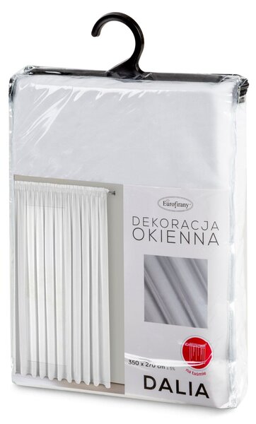 ZÁCLONA NA PÁSCE DALIA 350X270 CM BÍLÁ