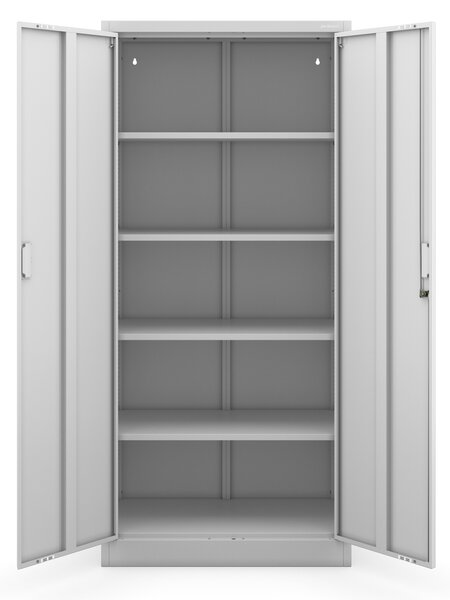 Kovová skříň JAN Compact 1750 x 800 x 400 mm, šedá