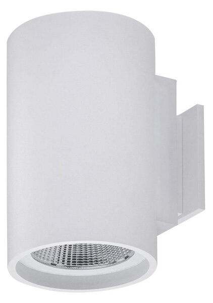 BRUMBERG Tubic LED nástěnné světlo, válec, Bílá / opál, Chodba, Hliník, Nástěnné bodové svítidlo