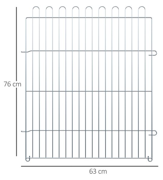 PawHut Ohrádka pro štěňata 8 dílná, W63 x H76 cm | Aosom
