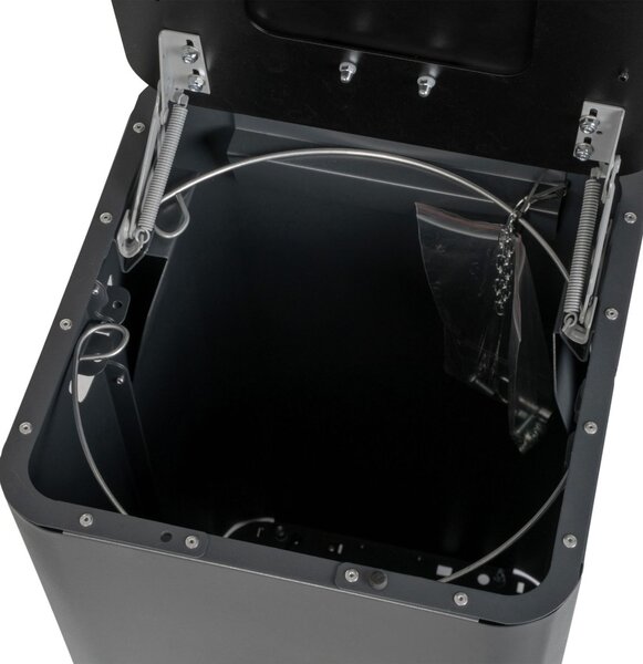 Alda Odpadkový koš na tříděný odpad Modular, 70 l, lakovaná ocel černá