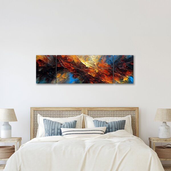 Obraz - Barevná textura (170x50 cm)