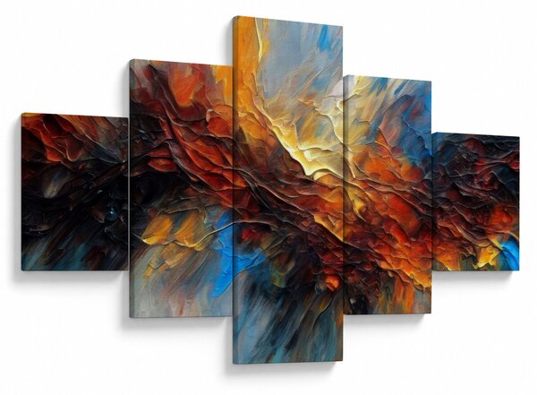 Obraz - Barevná textura (125x70 cm)