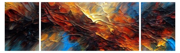 Obraz - Barevná textura (170x50 cm)