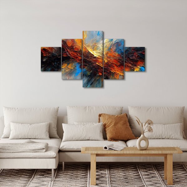 Obraz - Barevná textura (125x70 cm)
