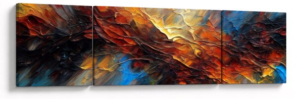 Obraz - Barevná textura (170x50 cm)