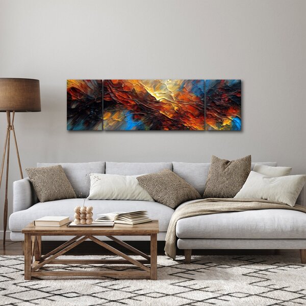 Obraz - Barevná textura (170x50 cm)