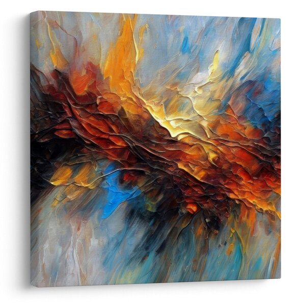 Obraz - Barevná textura (30x30 cm)