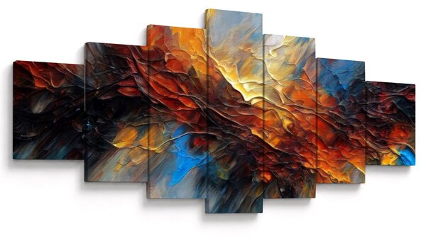 Obraz - Barevná textura (210x100 cm)