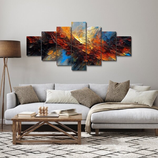 Obraz - Barevná textura (210x100 cm)