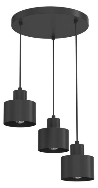 Lustr na lanku PARKLA 3xE27/15W/230V černá
