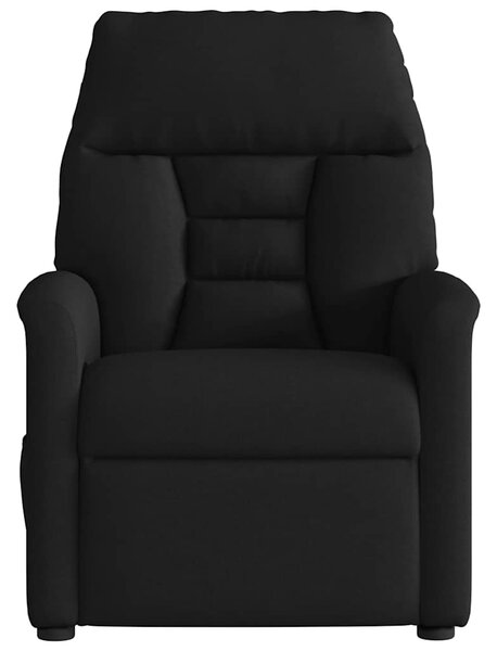 Elektrické polohovací křeslo černé textil 3303014