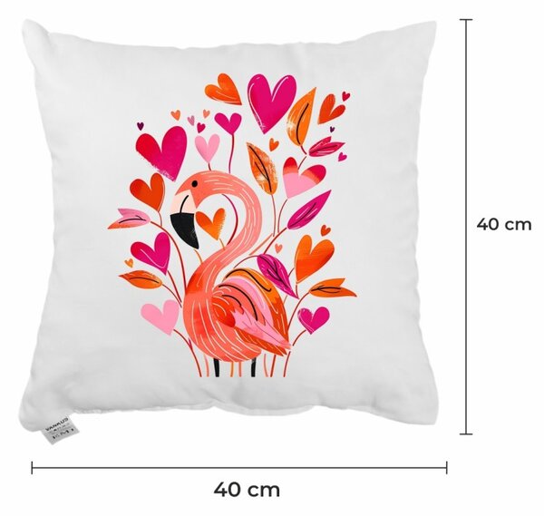 Dekorační polštář Flamingo 40x40 cm EMI
