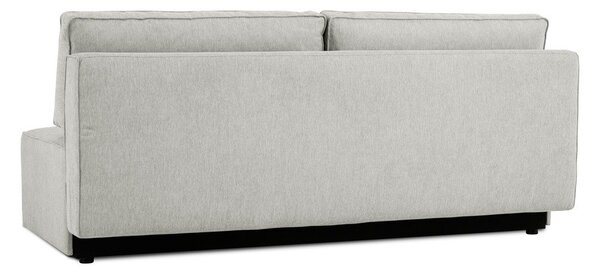 Světle šedá rozkládací/s úložným prostorem pohovka 202 cm Dora – Scandic