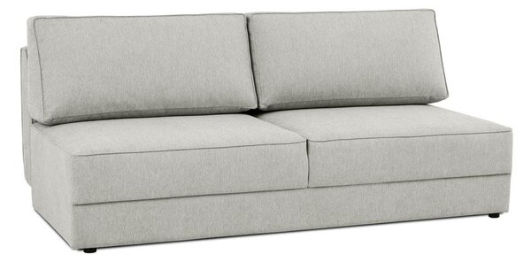 Světle šedá rozkládací/s úložným prostorem pohovka 202 cm Dora – Scandic