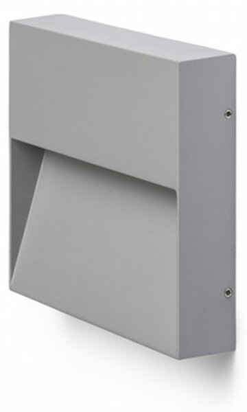 RED - DESIGN RENDL VÝPRODEJ VZORKU RENDL AQILA SQ nástěnná šedá 230V LED 6W IP54 3000K R12543