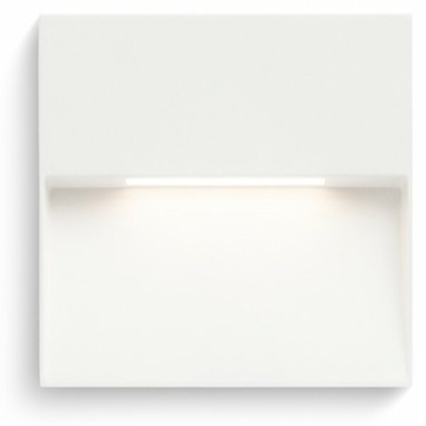 RED - DESIGN RENDL RENDL AQILA SQ nástěnná bílá 230V LED 6W IP54 3000K R12542