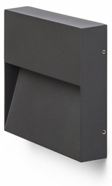 RED - DESIGN RENDL RENDL AQILA SQ nástěnná antracitová 230V LED 6W IP54 3000K R12544