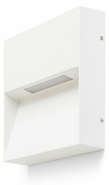 RED - DESIGN RENDL RENDL AQILA SQ nástěnná bílá 230V LED 6W IP54 3000K R12542