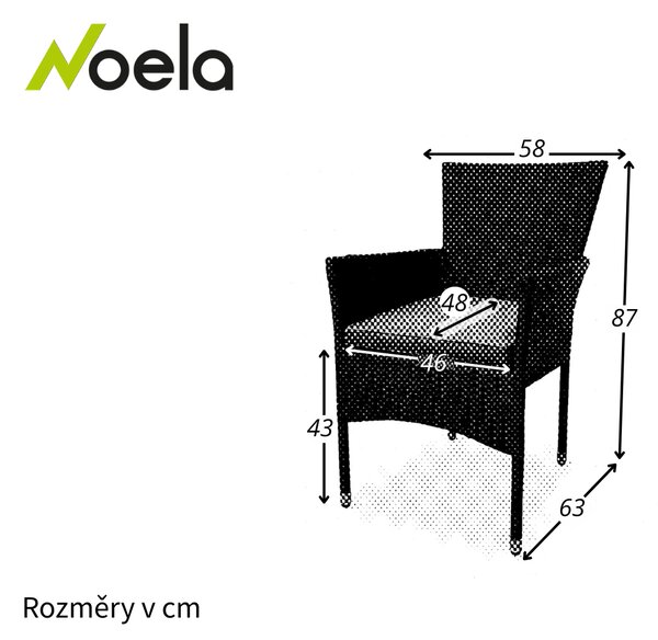 Noela Zahradní ratanové křeslo Bali