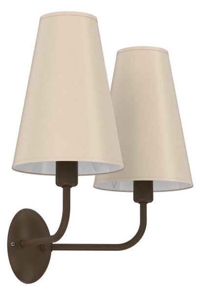 Nástěnná lampa GRENADA 2xE14/15W/230V béžová