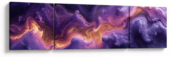 Obraz - Fialová mlhovina (170x50 cm)