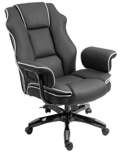 Vinsetto kancelářská židle, ergonomická kancelářská židle s funkcí sklopení, otočná funkce, výškově nastavitelná počítačová židle pro domácí kancelář
