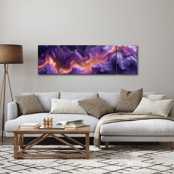Obraz - Fialová mlhovina (170x50 cm)