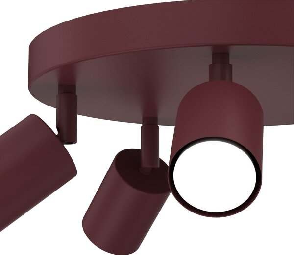 Bodové svítidlo FUN 5xGU10/8W/230V burgundy