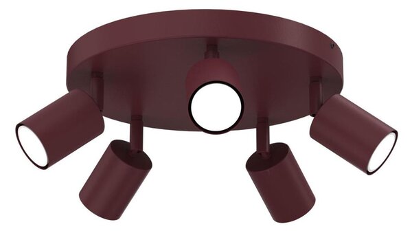 Bodové svítidlo FUN 5xGU10/8W/230V burgundy