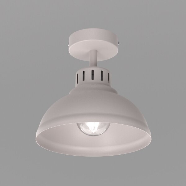 Stropní svítidlo SVEN 1xE27/15W/230V pr. 21 cm krémová