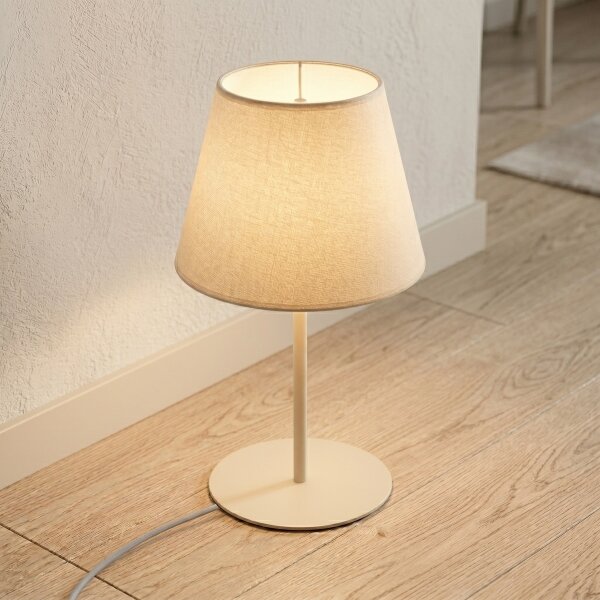 Stolní lampa ARDEN 1xE27/15W/230V béžová
