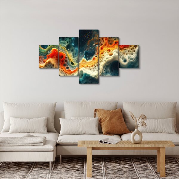 Obraz - Moderní abstrakce (125x70 cm)
