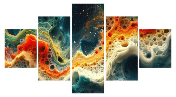 Obraz - Moderní abstrakce (125x70 cm)