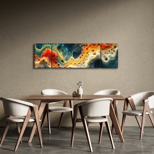 Obraz - Moderní abstrakce (170x50 cm)