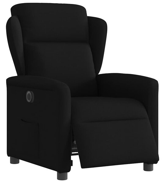 Elektrické polohovací křeslo černé textil 3303116
