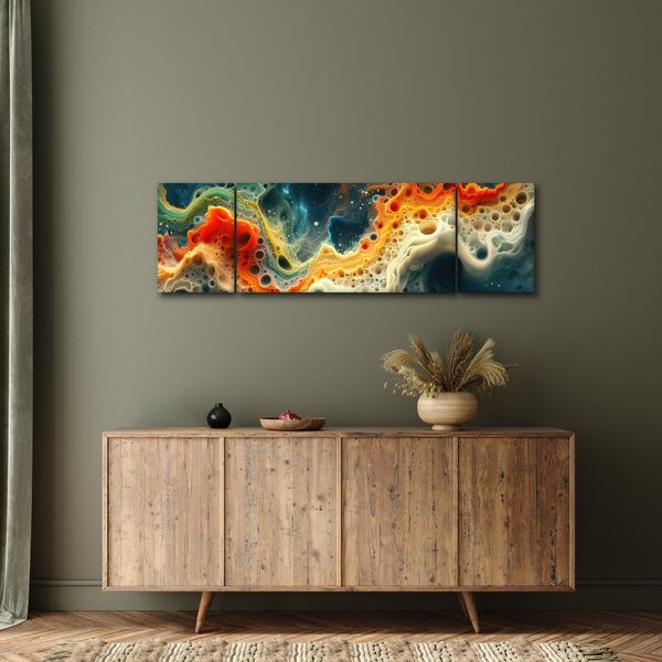 Obraz - Moderní abstrakce (170x50 cm)