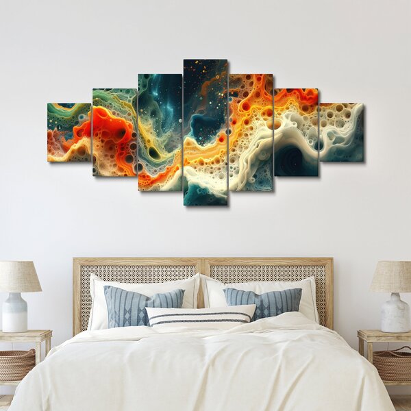 Obraz - Moderní abstrakce (210x100 cm)