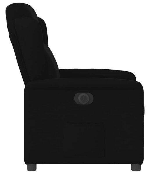 Elektrické polohovací křeslo černé textil 3303116