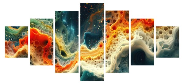 Obraz - Moderní abstrakce (210x100 cm)