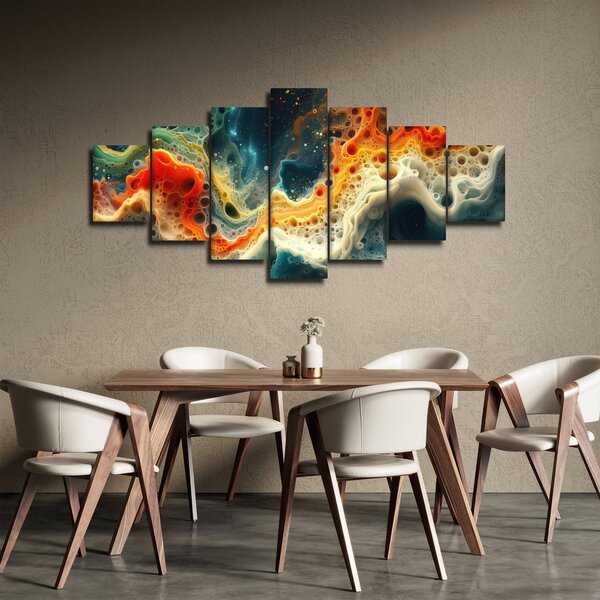 Obraz - Moderní abstrakce (210x100 cm)