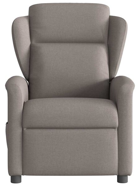 Elektrické polohovací křeslo taupe textil 3303121