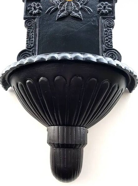 Zahradní umyvadlo Royal 75 cm černé - slitina hliníku