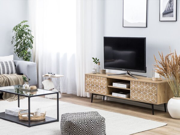 TV stolek TORVI Světle hnědá