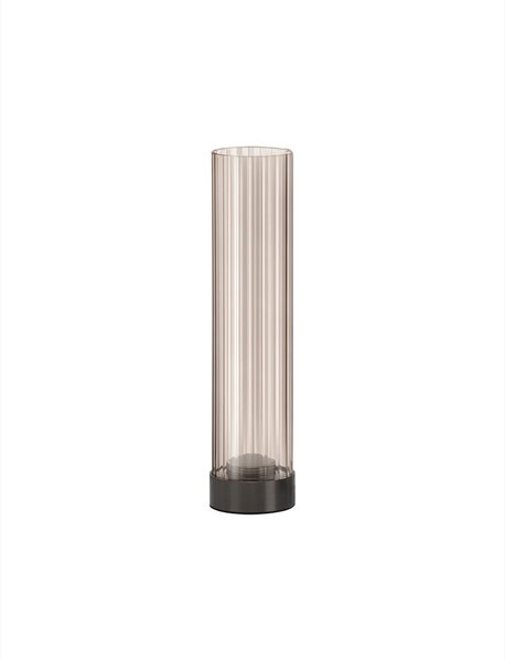 Stolní lampa Brielle šedá a hnědá 5 W